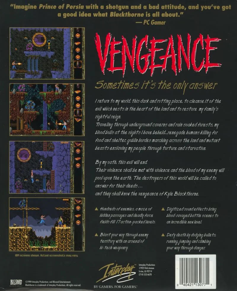 Blackthorne box back
