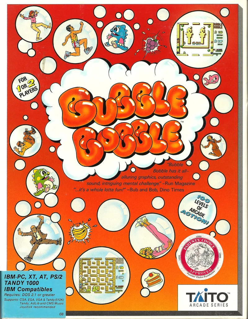 Backdrop artwork for Bubble Bobble