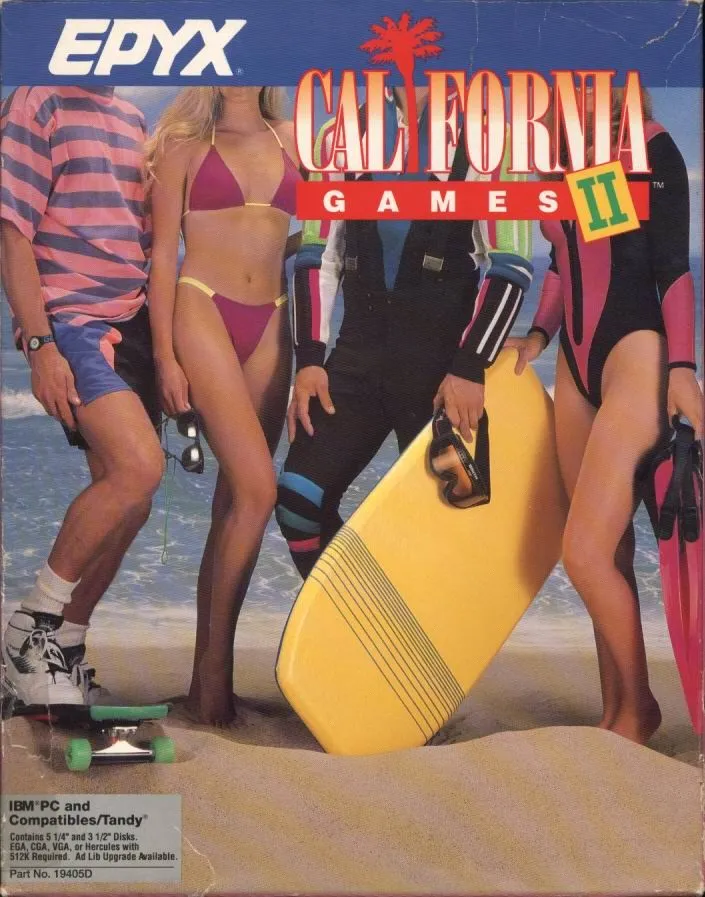 Backdrop artwork for California Games II