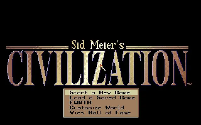 Sid Meier's Civilization screenshot