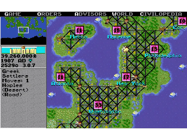 Sid Meier's Civilization screenshot