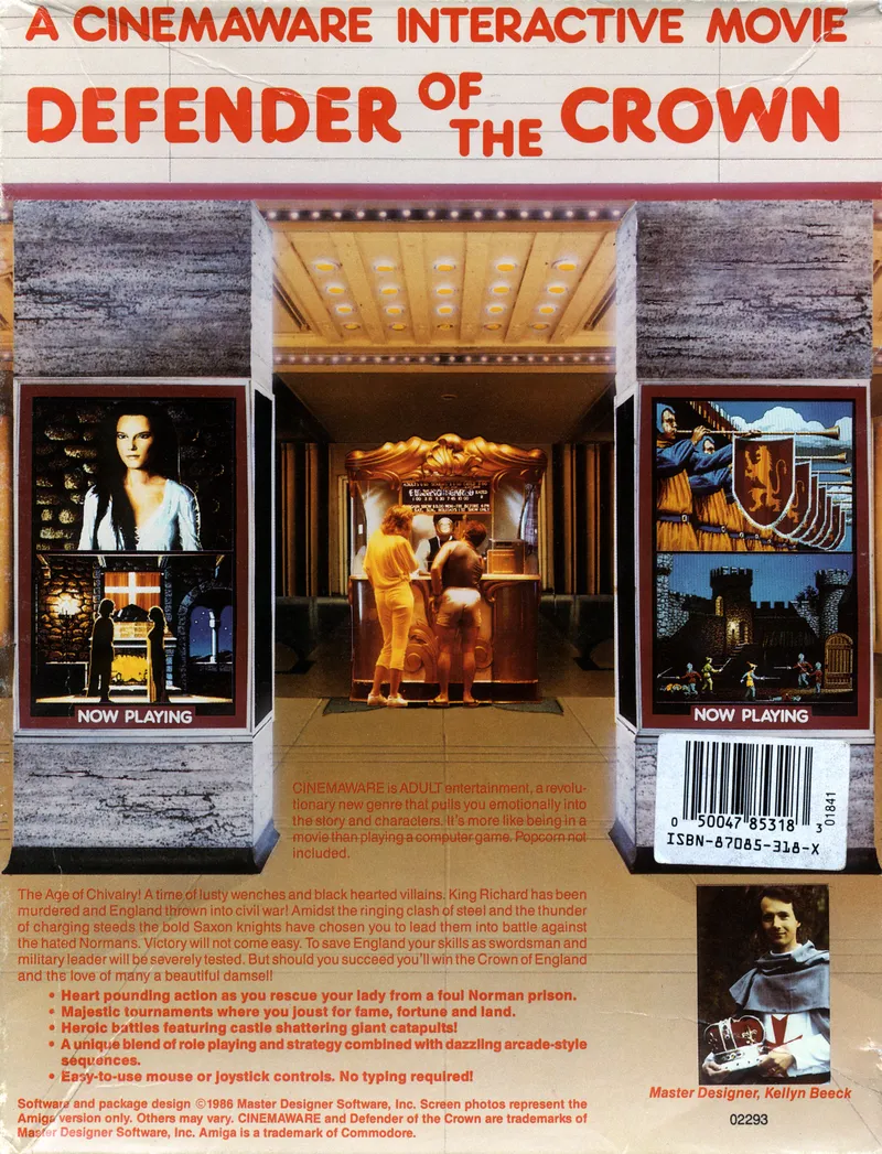 Defender of the Crown box back