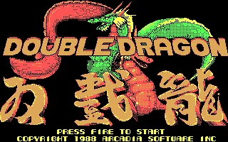 Backdrop artwork for Double Dragon