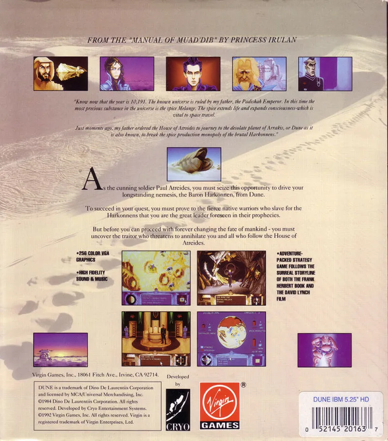 Dune box back