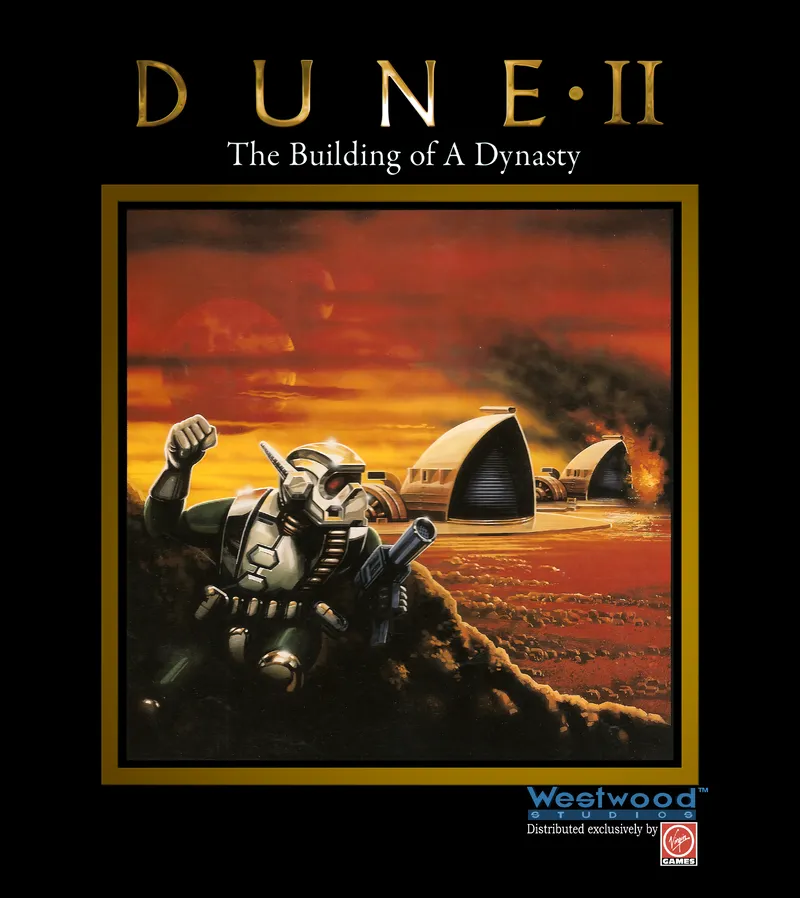 Backdrop artwork for Dune II: The Building of a Dynasty