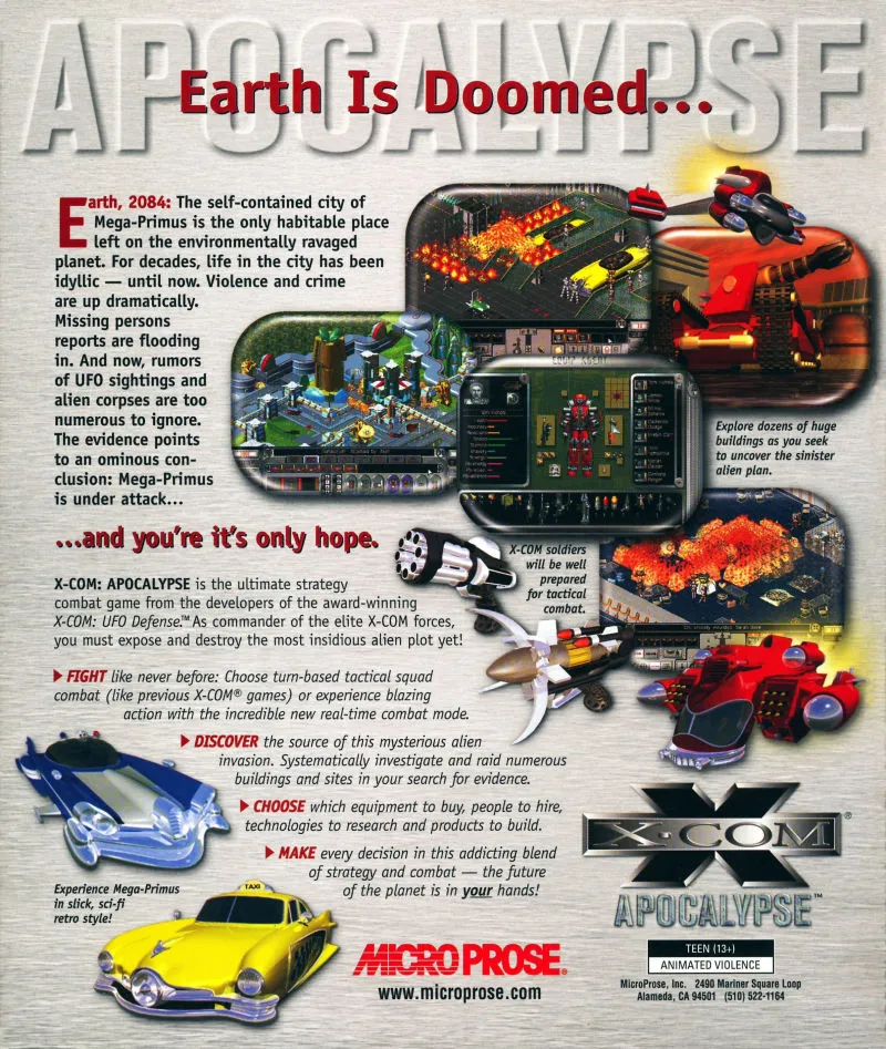 X-COM: Apocalypse box back