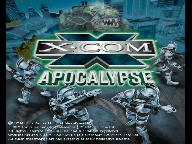 Backdrop artwork for X-COM: Apocalypse
