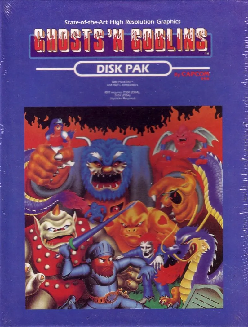 Backdrop artwork for Ghosts 'n Goblins