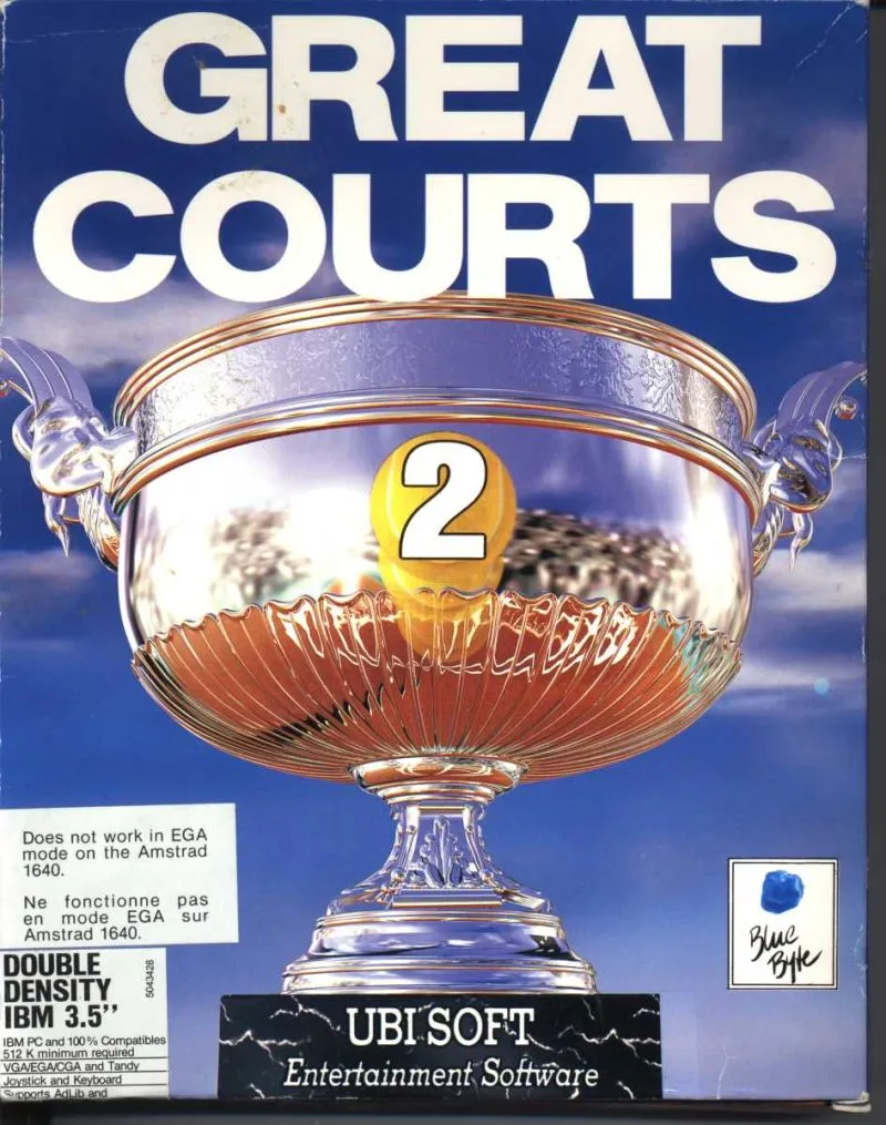 Great Courts 2 cover art for MS-DOS