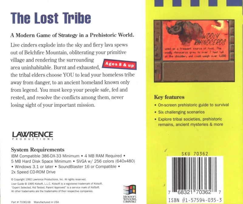 The Lost Tribe box back