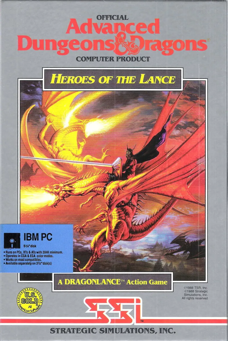 Backdrop artwork for Heroes of the Lance