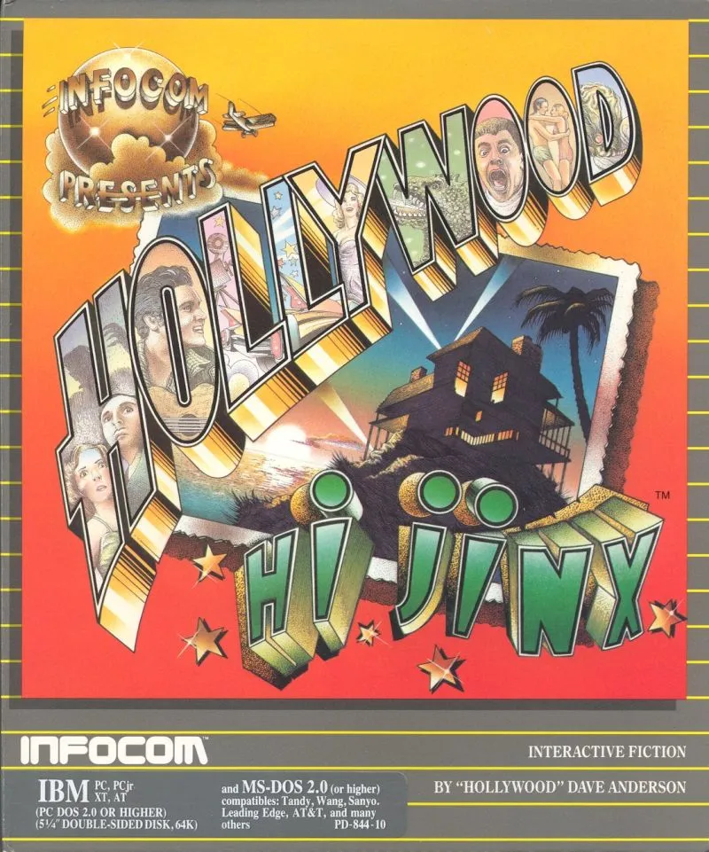 Hollywood Hijinx cover art for MS-DOS