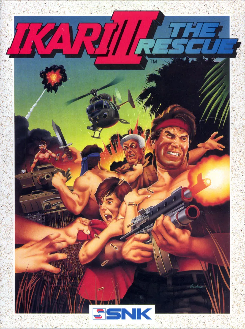 Ikari III: The Rescue box art