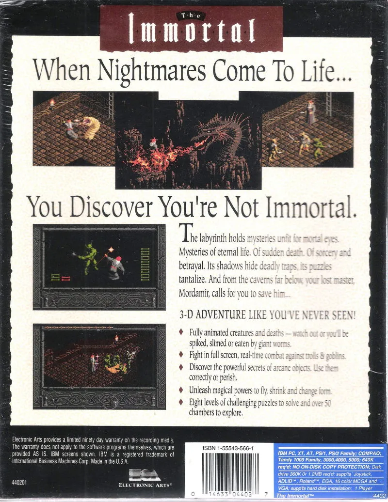 Backdrop artwork for The Immortal