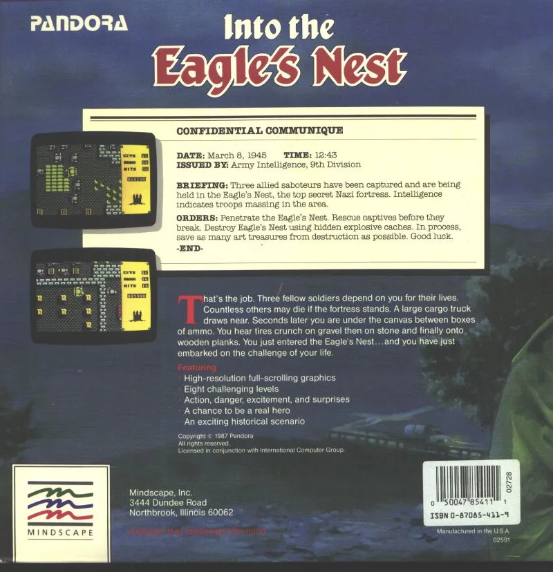 Into the Eagle's Nest box back
