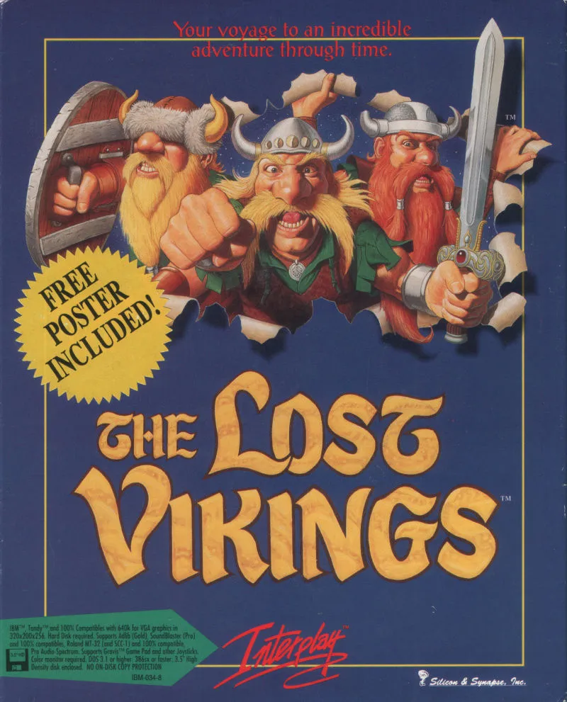 The Lost Vikings box art