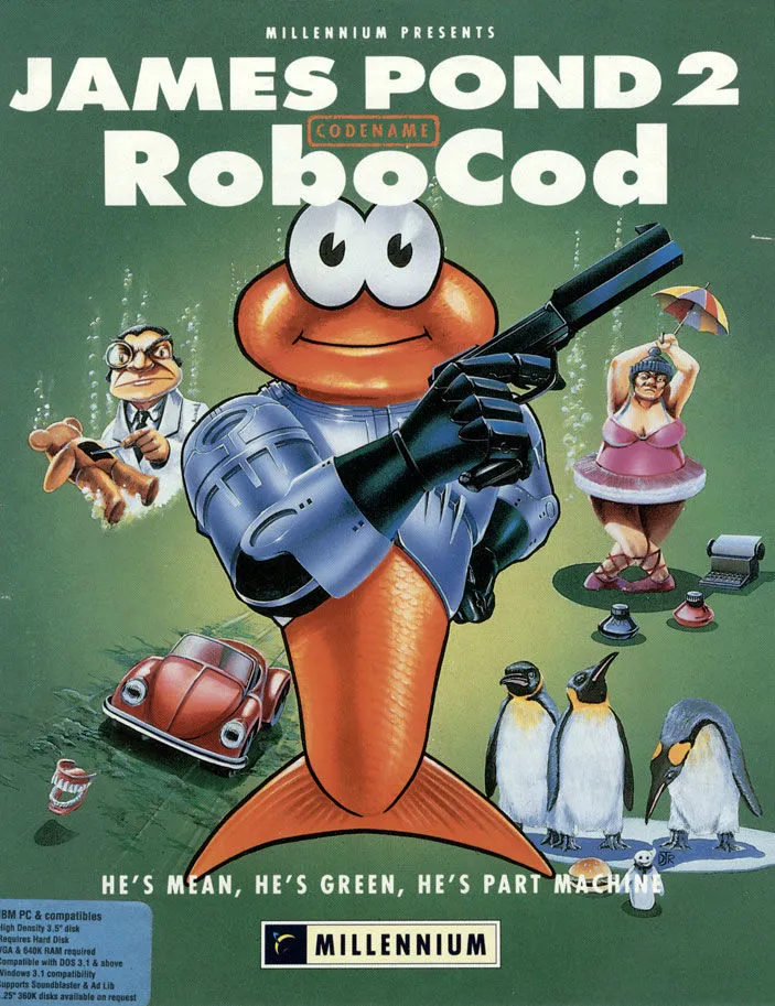 Backdrop artwork for James Pond 2: Codename: RoboCod