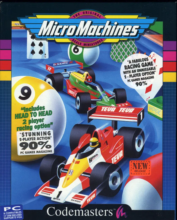 Backdrop artwork for Micro Machines