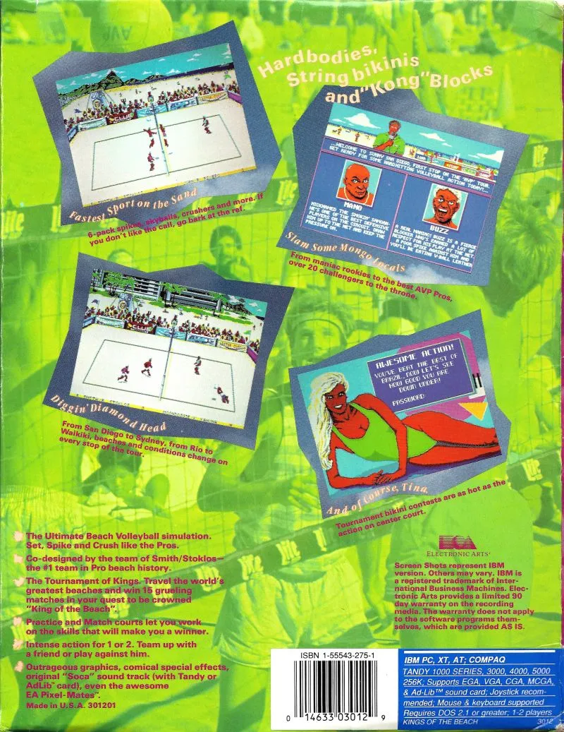 Kings of the Beach box back