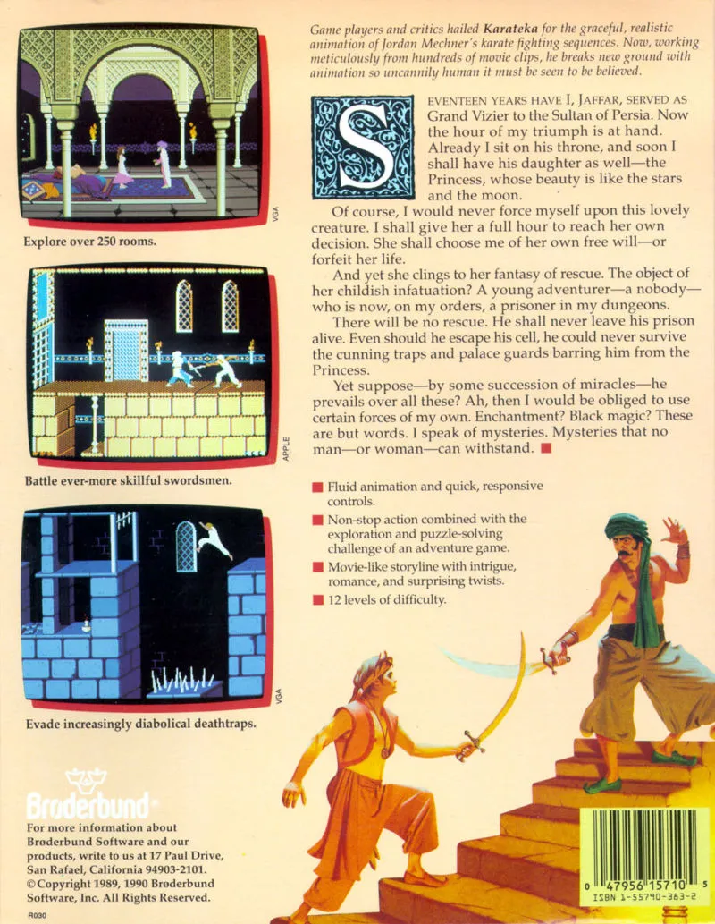 Backdrop artwork for Prince of Persia