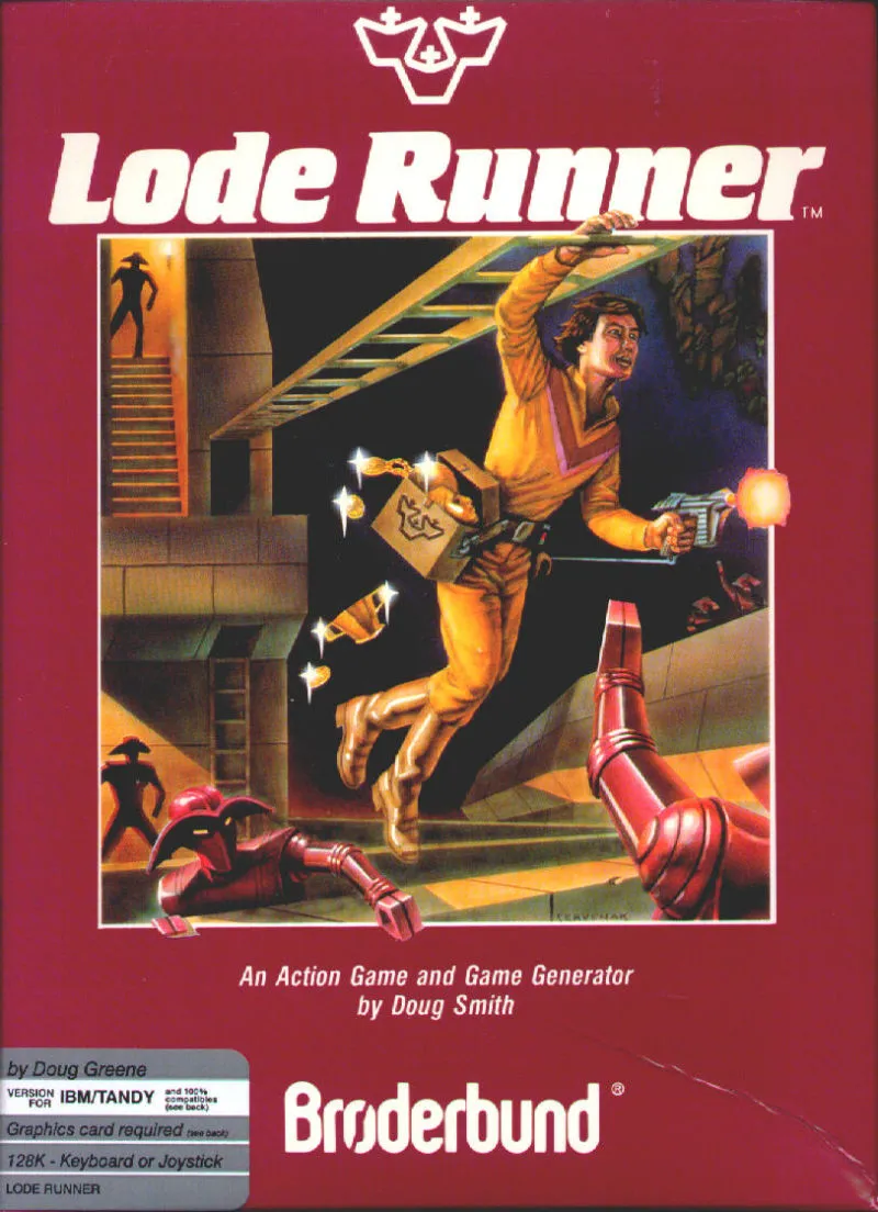 Backdrop artwork for Lode Runner