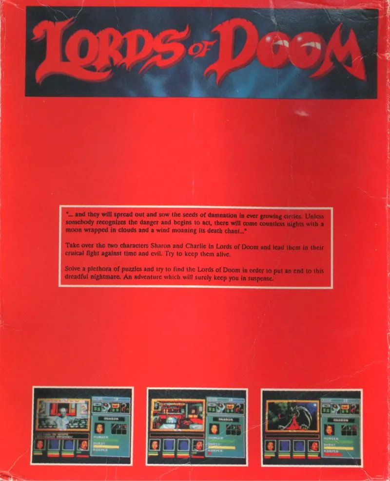 Lords of Doom box back