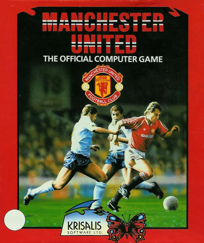Manchester United cover art for MS-DOS