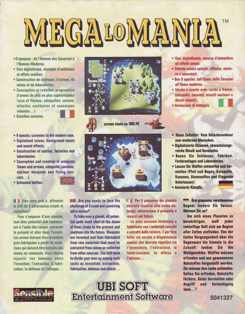 Mega Lo Mania box back