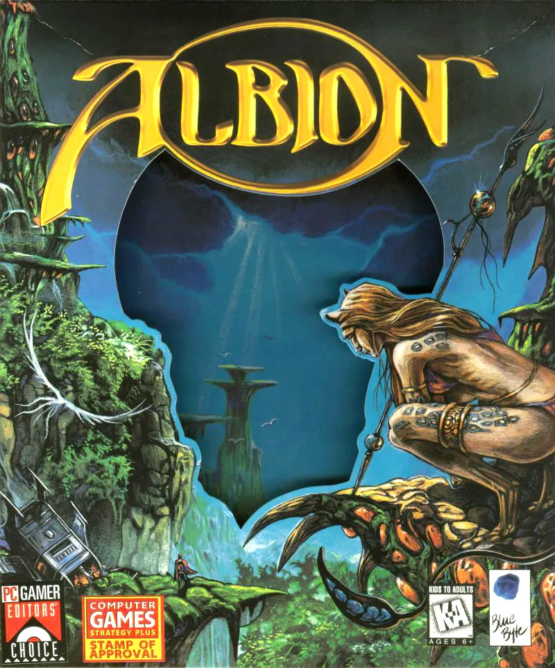 Albion cover art for MS-DOS