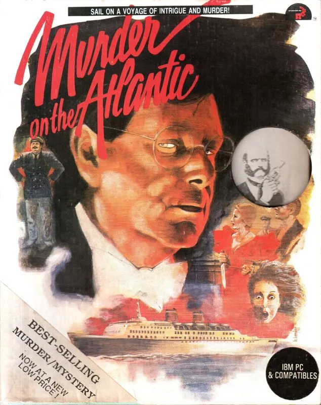 Murder on the Atlantic cover art for MS-DOS