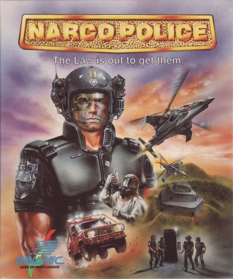 Narco Police cover art for MS-DOS
