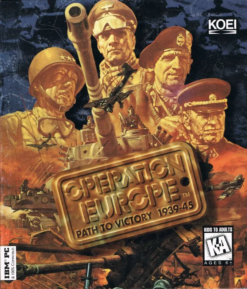 Backdrop artwork for Operation Europe: Path to Victory 1939-45