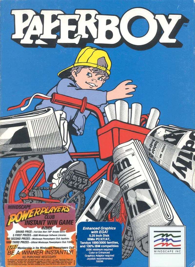 Backdrop artwork for Paperboy