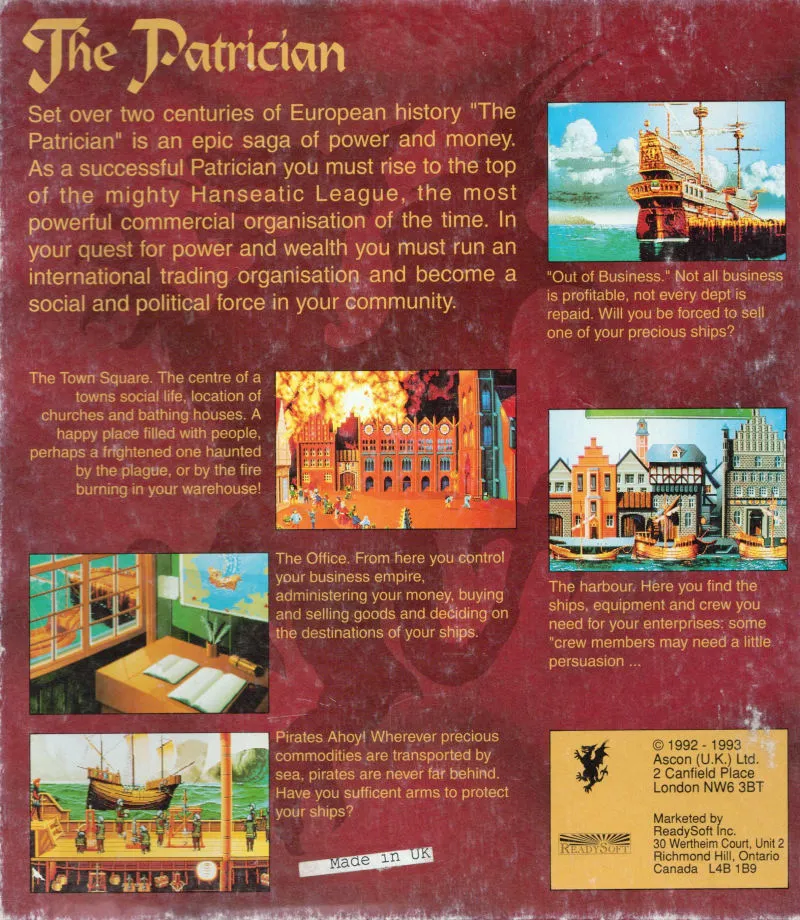 Backdrop artwork for The Patrician