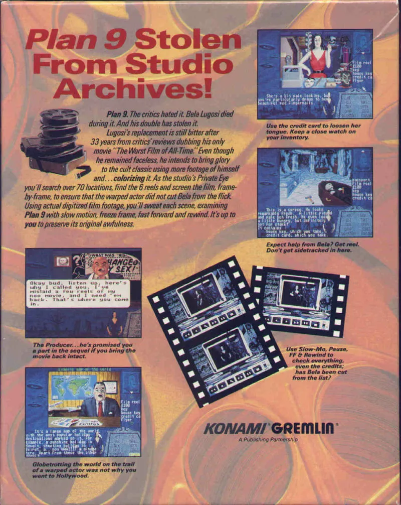 Plan 9 From Outer Space box back