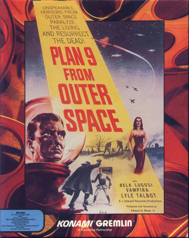 Backdrop artwork for Plan 9 From Outer Space
