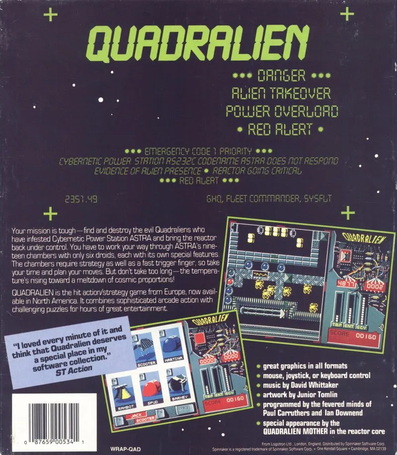 Quadralien box back