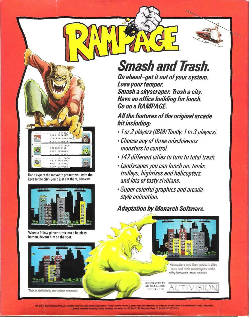 Backdrop artwork for Rampage