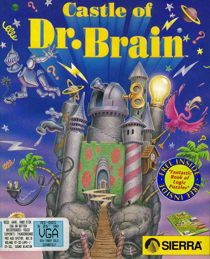 Castle of Dr. Brain box art