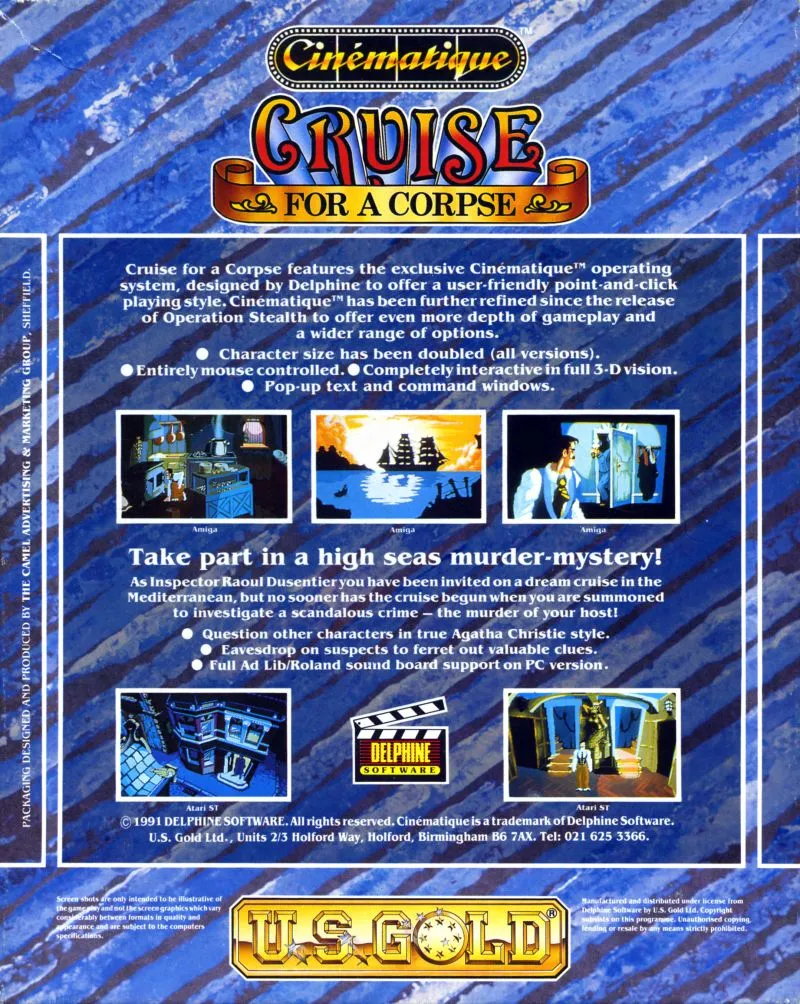 Cruise for a Corpse box back