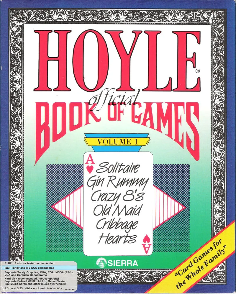 Backdrop artwork for Hoyle Official Book of Games: Volume 1