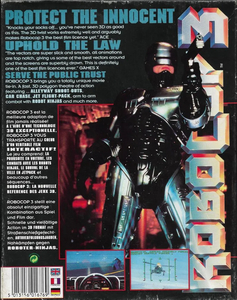 Backdrop artwork for RoboCop 3