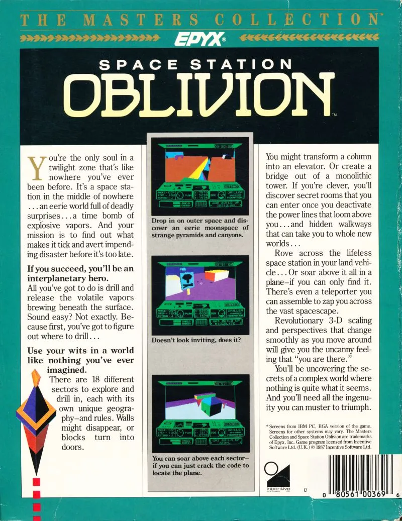 Backdrop artwork for Space Station Oblivion