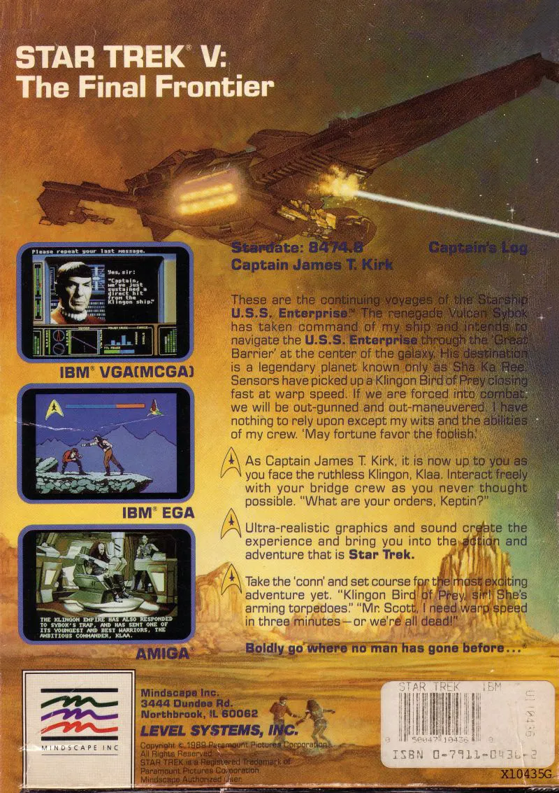 Backdrop artwork for Star Trek V: The Final Frontier