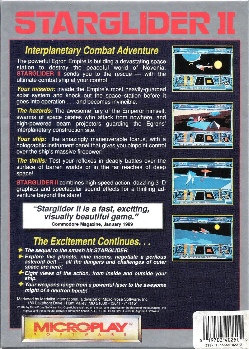 Backdrop artwork for Starglider 2