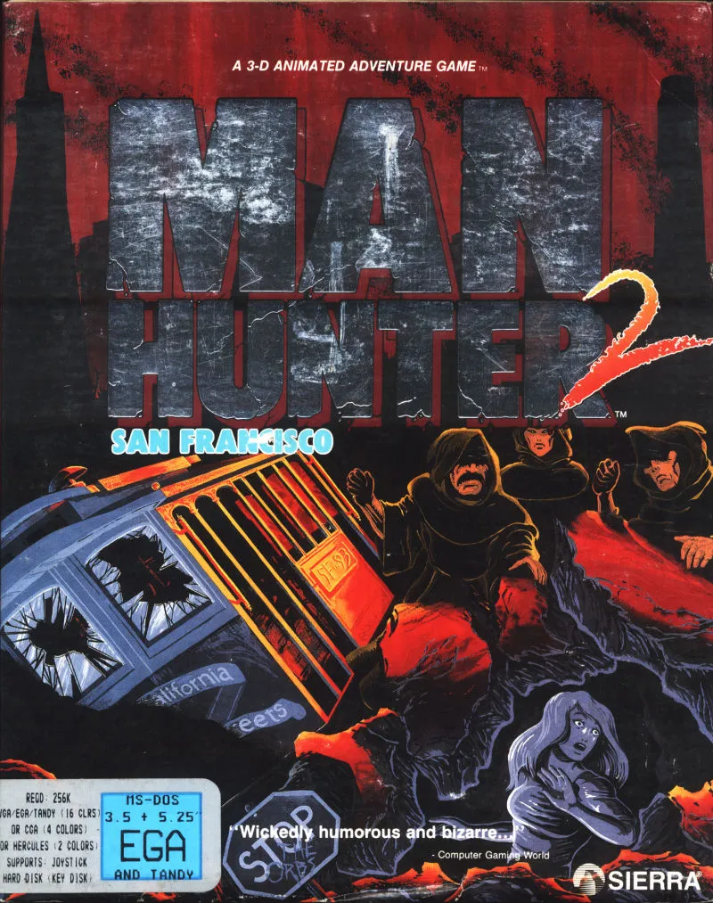 Manhunter 2: San Francisco cover art for MS-DOS