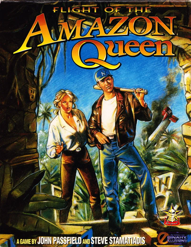 Backdrop artwork for Flight of the Amazon Queen