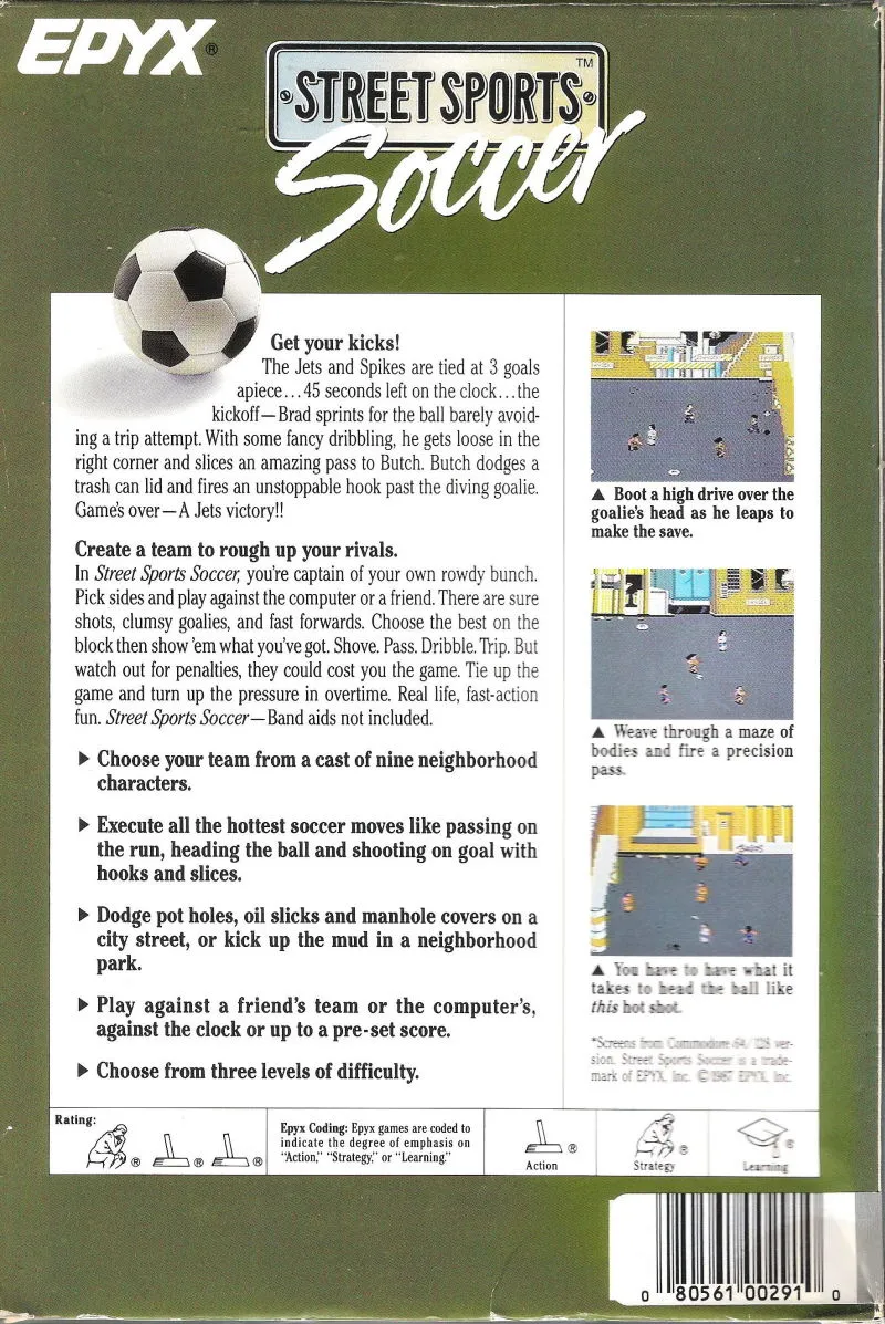 Backdrop artwork for Street Sports Soccer