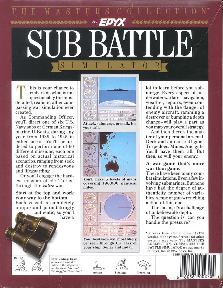 Backdrop artwork for Sub Battle Simulator