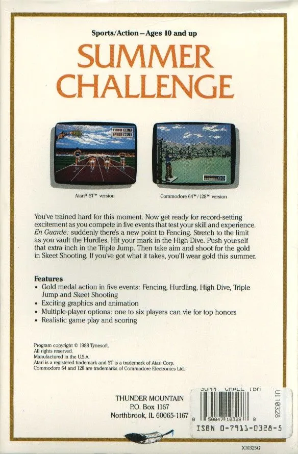 Backdrop artwork for Summer Challenge